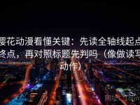 樱花动漫看懂关键：先读全轴线起点终点，再对照标题先判吗（像做读写动作）
